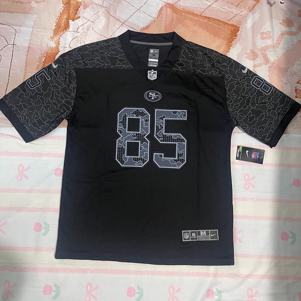 Nike San Francisco 49ers #85 George Kittle Black Jersey